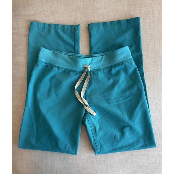 FIGS Livingston Scrub Pants Teal Size XS Petite - Picture 2 of 6